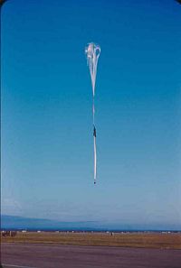Launch of a sampling balloon mission from Goodfellow AFB, Texas (Image: Phil Hurley)