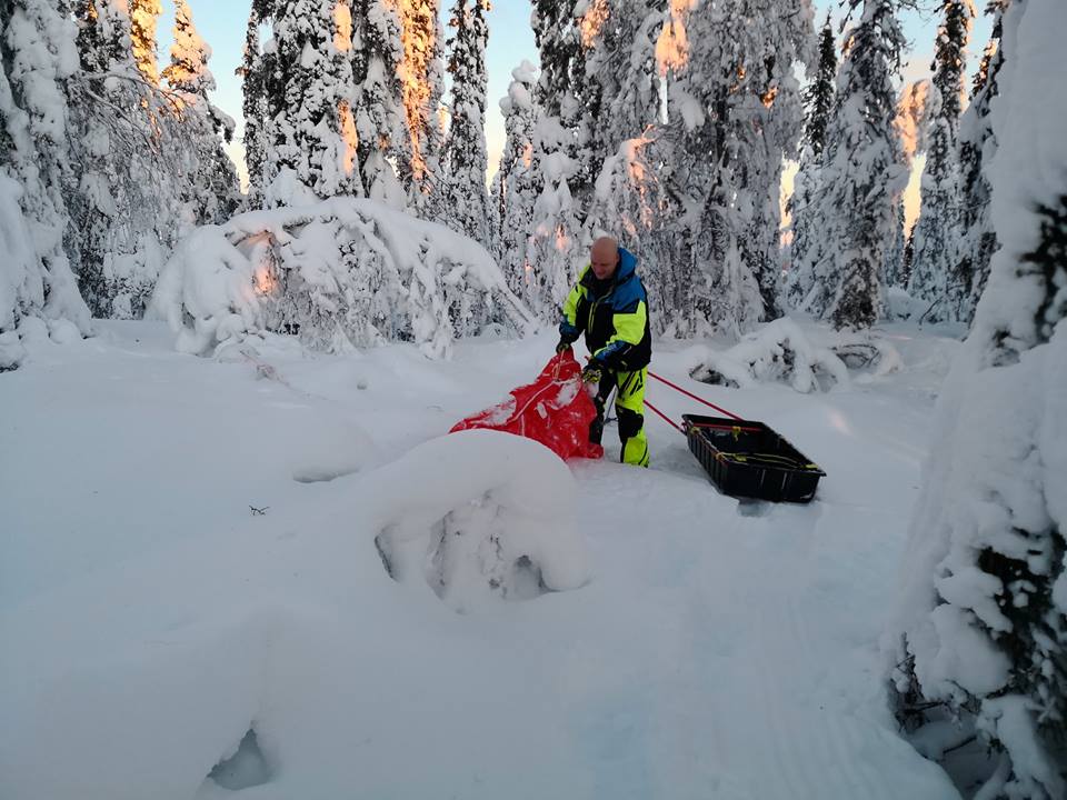 Recovery of the payload in Lapland, Sweden (Image: Get Lost)