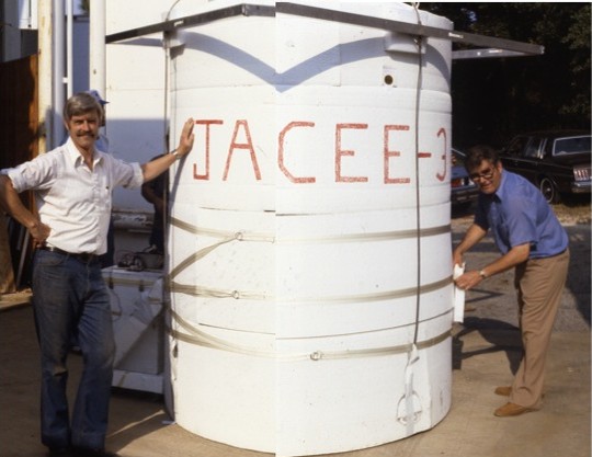 The payload before the aborted launch (Picture by Dr. Vernon Jones from 