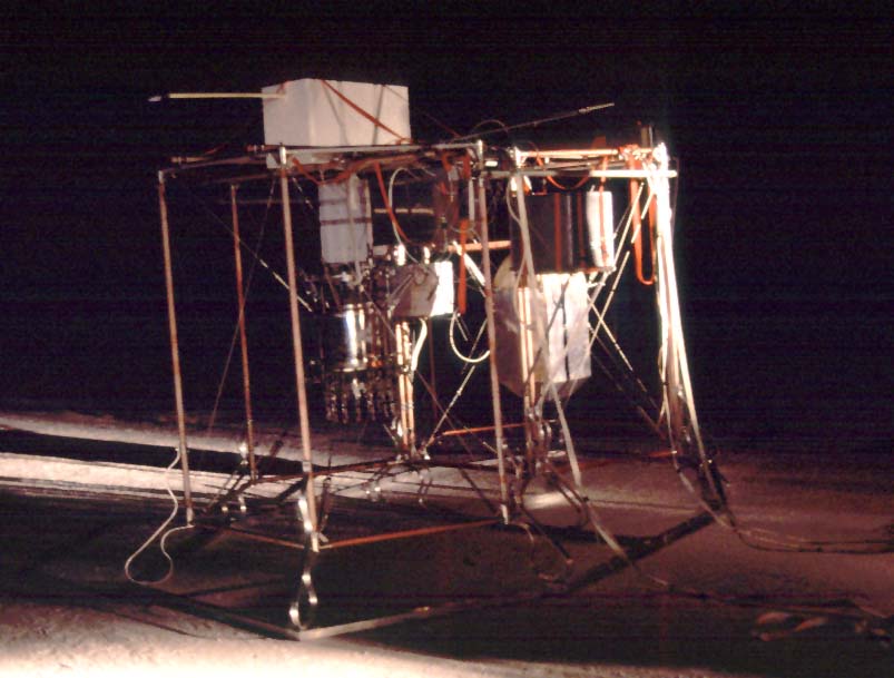 This photo shows the gondola about an hour before launch.