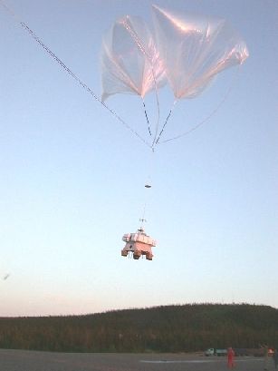 Launch of the MIPAS-B instrument from the ESRANGE in Sweden.