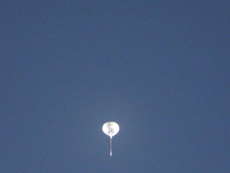 Great image of the balloon transporting the #LIFE gondola taken by Tammy Yoyomax from Capreol, Ontario.